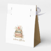 Our Next Chapter Storybook Baby Shower Party Geschenkschachtel (Rückseite)