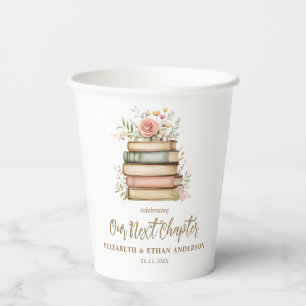Our Next Chapter Storybook Baby Shower Party Pappbecher