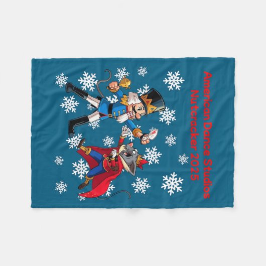 Our Nutcracker 2025 Fleecedecke (Vorderseite (Horizontal))