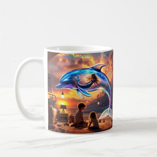 Our Ocean Fantasy - coffee cup Kaffeetasse (Links)