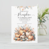 Our Pumpkin Einladung (Stehend Vorderseite)