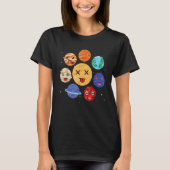 Our Solar System planet Science Education Space bo T-Shirt (Vorderseite)