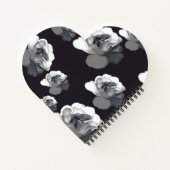 Our Souls Are the Same Goth Aesthetic White Rose  Notizblock (Rückseite)