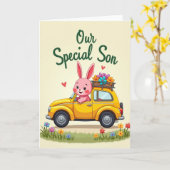 Our Special Son Greeting Card Karte (Gelbe Blume)
