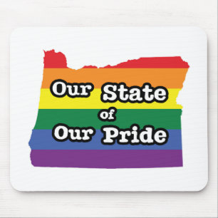 Our State of Our Pride Oregon Mousepad