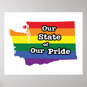 Our State of Our Pride Washington Poster