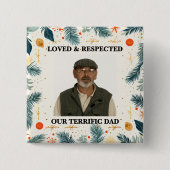Our Terrific Dad™ Button (Customize It!) (Vorderseite)