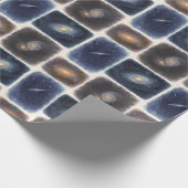 Our Watercolor Universe Wrapping Paper Geschenkpapier (Ecke)
