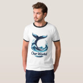 Our World Whale Tail Ocean Conservation T-Shirt (Vorne ganz)
