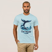 Our World Whale Tail Ocean Conservation T-Shirt (Vorne ganz)