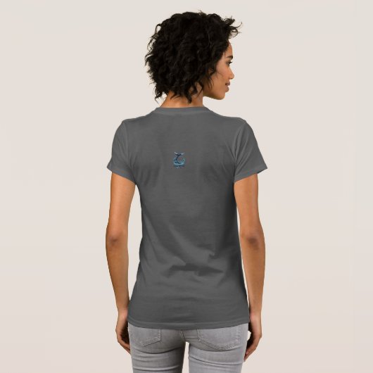 Our World Whale Tail Ocean Conservation T-Shirt (Schwarz voll)