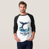 Our World Whale Tail Ocean Conservation T-Shirt (Vorne ganz)