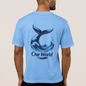 Our World Whale Tail Ocean Conservation T-Shirt (Rückseite)