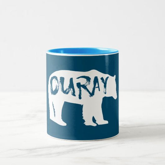Ouray Bear Zweifarbige Tasse (Mittel)