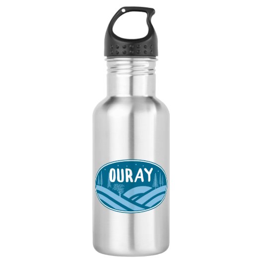 Ouray Colorado Außenbereich Edelstahlflasche (Vorderseite)