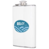 Ouray Colorado Außenbereich Flachmann (Links)