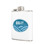 Ouray Colorado Außenbereich Flachmann (Links)