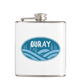 Ouray Colorado Außenbereich Flachmann (Vorderseite)