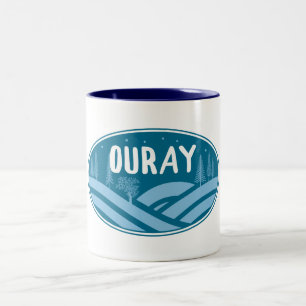 Ouray Colorado Außenbereich Zweifarbige Tasse