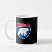 Ouray Colorado Bear Co Highway Interstate Schild S Kaffeetasse (Links)