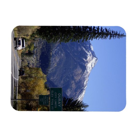 Ouray, Colorado City Limits Zeichen Magnet (Horizontal)