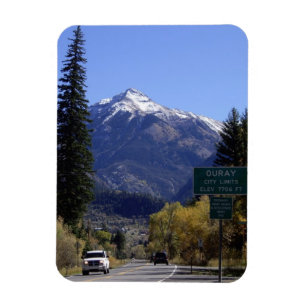 Ouray, Colorado City Limits Zeichen Magnet
