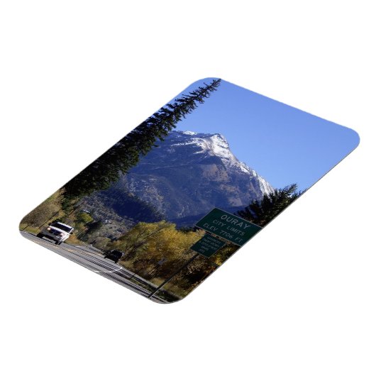 Ouray, Colorado City Limits Zeichen Magnet (Linke Seite)