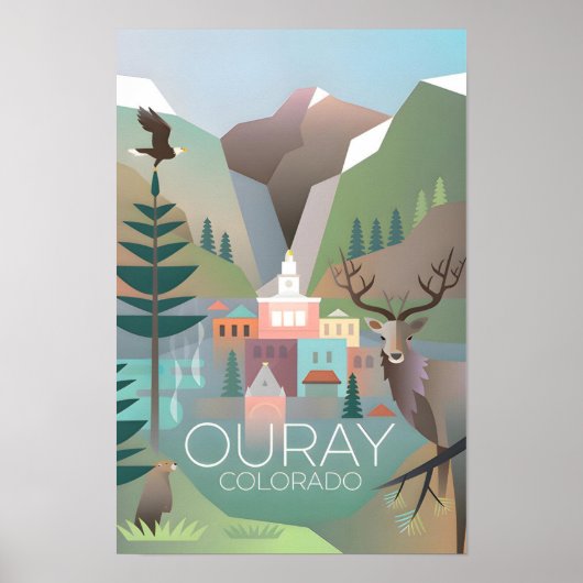 Ouray, Colorado Druck Poster (Vorne)