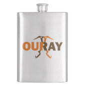 Ouray Colorado Flachmann (Vorderseite)