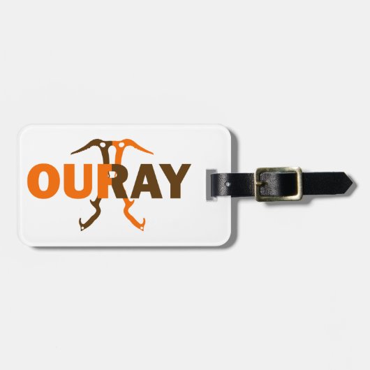 Ouray Colorado Gepäckanhänger (Vorderseite horizontal)