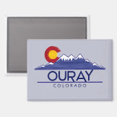 Ouray Colorado Holzmagnet Berge Magnet (Vorderseite/Rückseite)