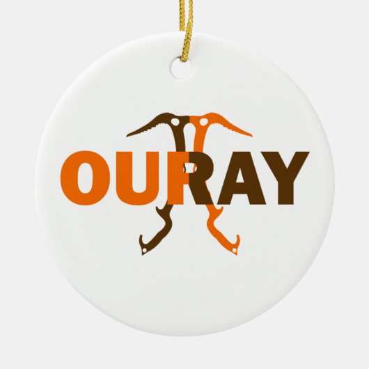 Ouray Colorado Keramik Ornament (Vorne)