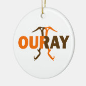 Ouray Colorado Keramik Ornament (Links)