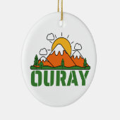 OURAY COLORADO KERAMIK ORNAMENT (Rechts)