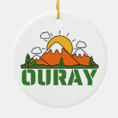 OURAY COLORADO KERAMIK ORNAMENT (Hinten)