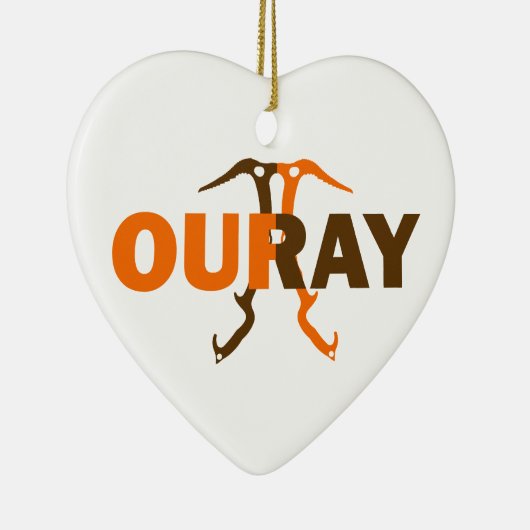 Ouray Colorado Keramik Ornament (Rechts)