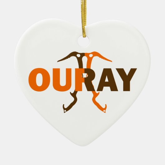 Ouray Colorado Keramik Ornament (Vorne)
