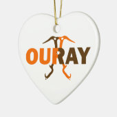 Ouray Colorado Keramik Ornament (Links)