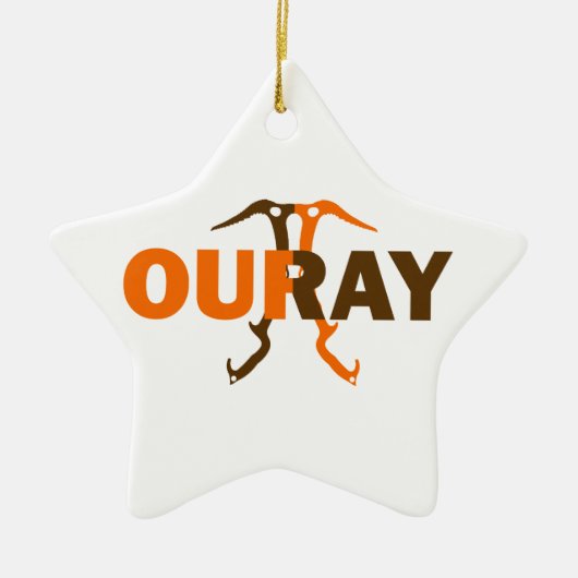 Ouray Colorado Keramik Ornament (Vorne)