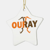 Ouray Colorado Keramik Ornament (Links)