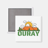 OURAY COLORADO MAGNET (Vorderseite/Rückseite)