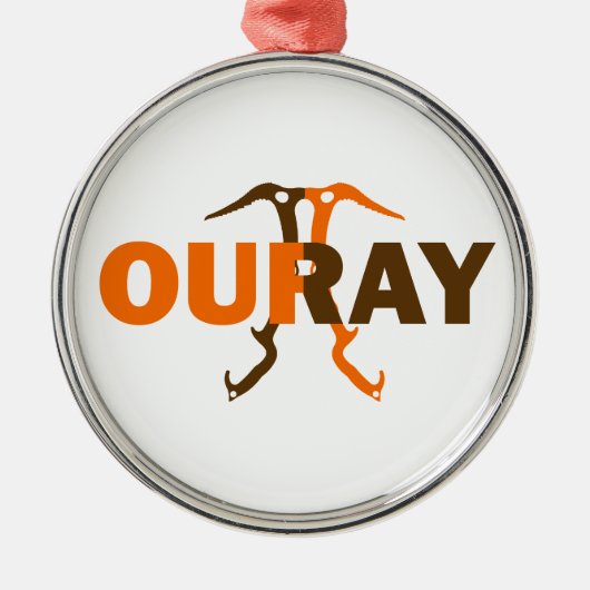 Ouray Colorado Ornament Aus Metall (Vorne)