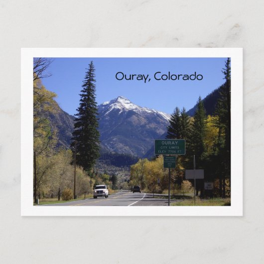 Ouray, Colorado Postkarte (Vorderseite)