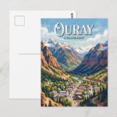 Ouray Colorado Postkarte (Vorne/Hinten)