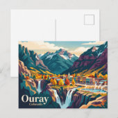 Ouray Colorado Postkarte (Vorne/Hinten)