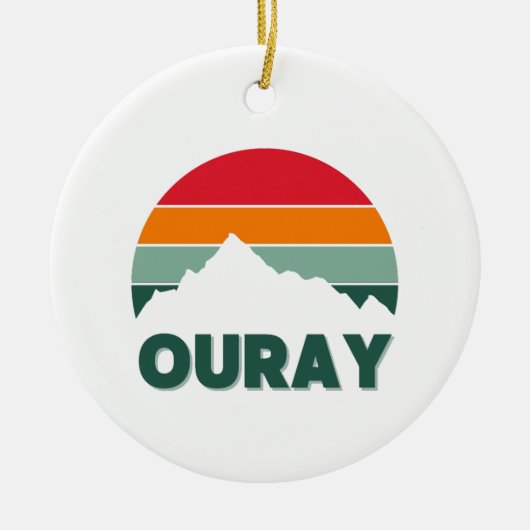 OURAY KERAMIK ORNAMENT (Vorne)