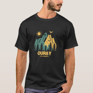 Ouray Mountains Colorado Wandern im Freien Vintag T-Shirt