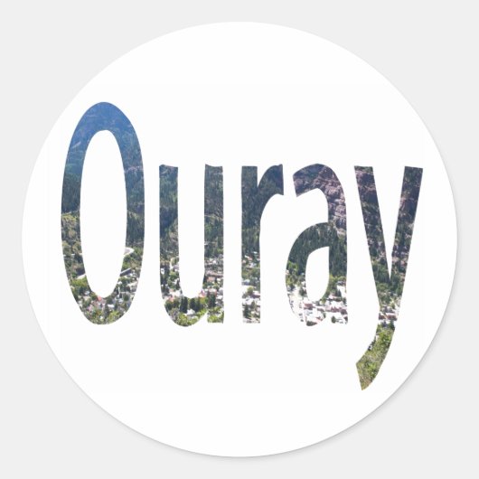 Ouray Sticker (Vorderseite)