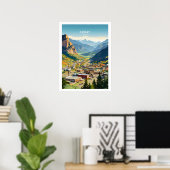 Ouray Travel Poster, Ouray Colorado Poster, Ouray Poster (Heimbüro)