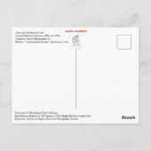 Ouray und Silverton Toll Road Postkarte (Rückseite)